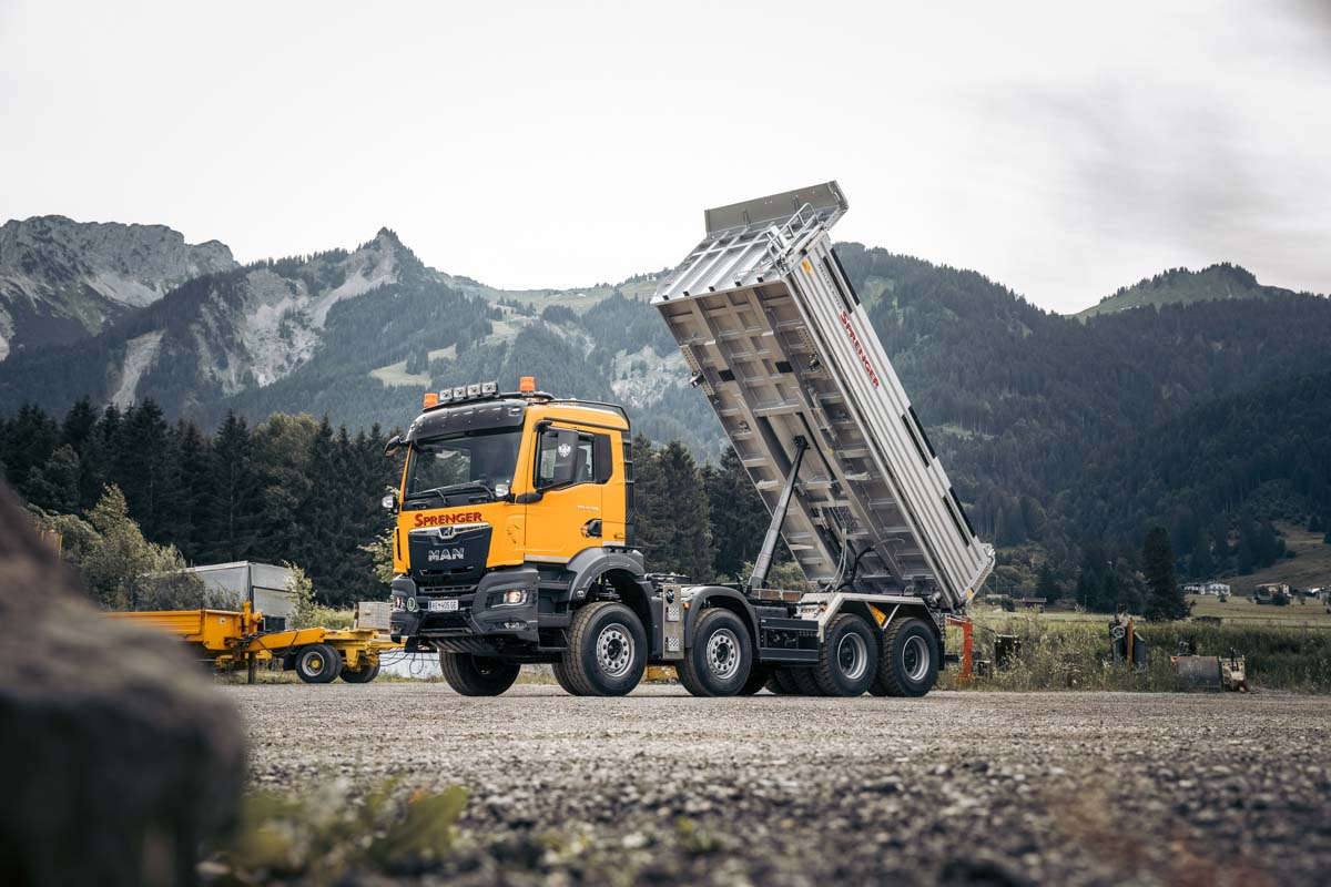 LKW 4-Achser mit 2-Seiten Kipper gallery