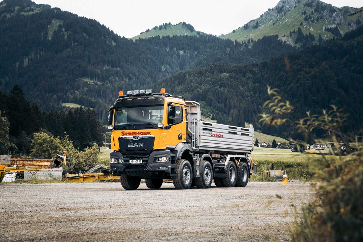 LKW 4-Achser mit 2-Seiten Kipper gallery