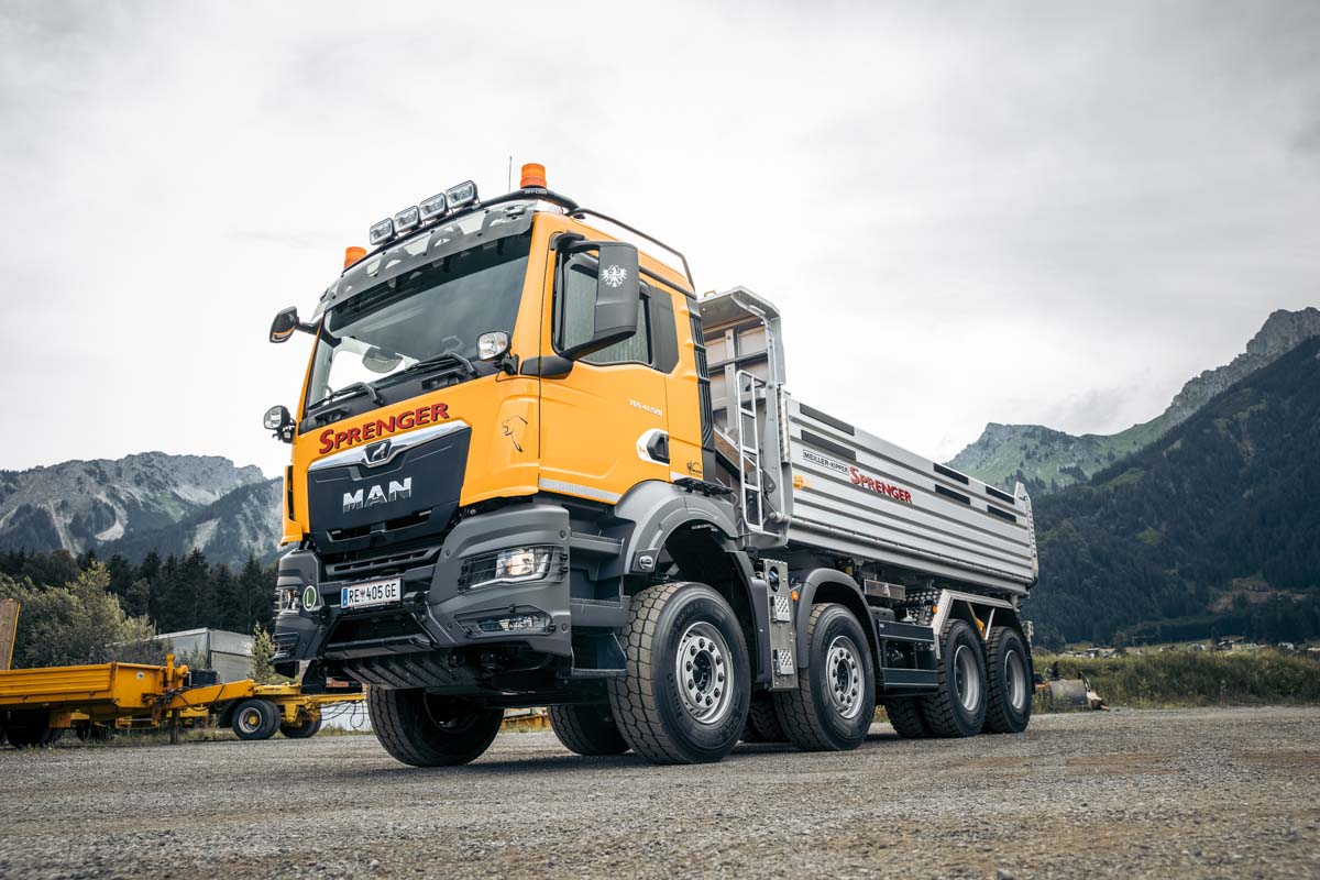 LKW 4-Achser mit 2-Seiten Kipper gallery
