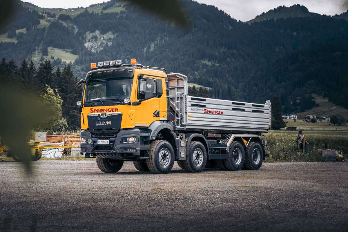 LKW 4-Achser mit 2-Seiten Kipper gallery