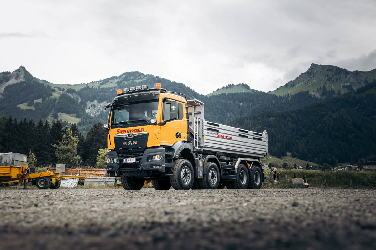 LKW 4-Achser mit 2-Seiten Kipper gallery